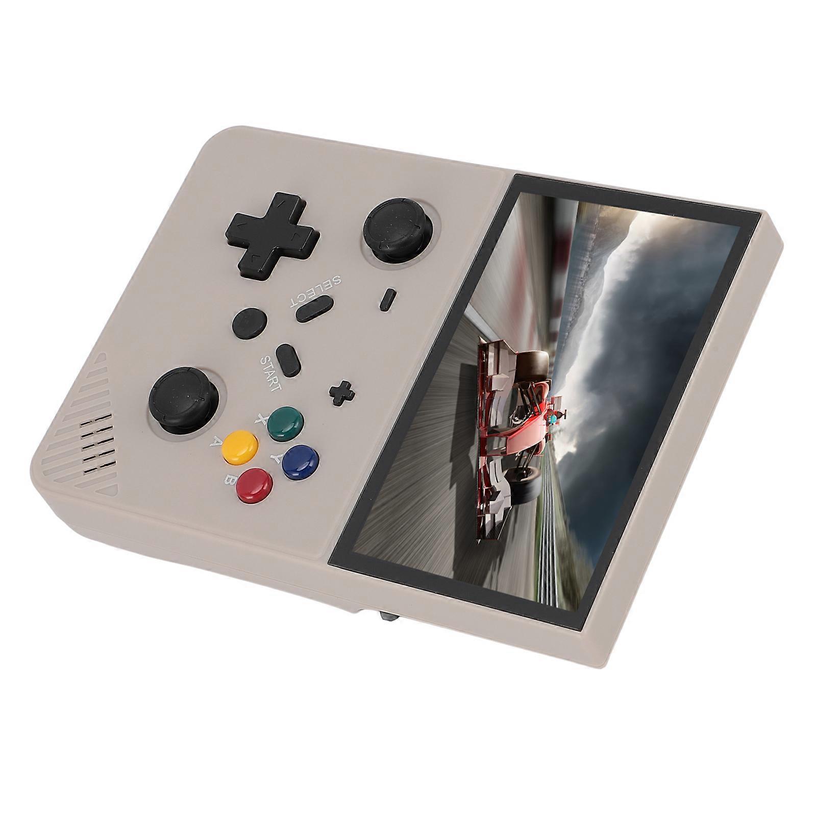 Handheld Game Console Retro Portable Player 4.3in IPS Screen Gaming Device with 20000+ Classic Games Small Memory Card Gray 64GB