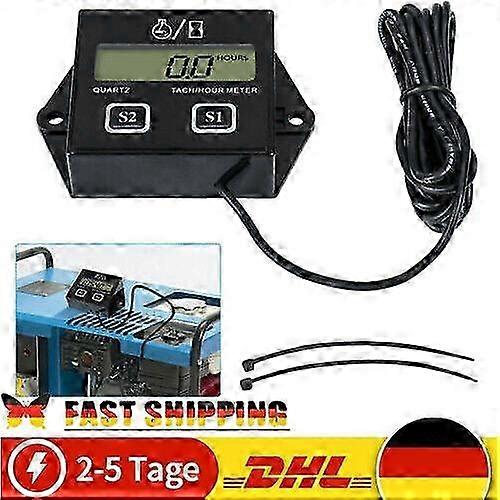 チェーンソー、自動車、その他の2/4ストロークエンジン用のLCDデジタルタコメーター