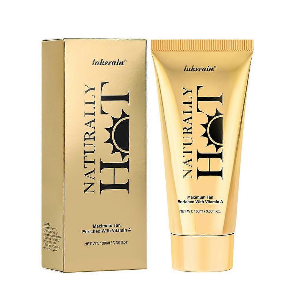 Gold Tanning Enhancer (Foreign Version) (A) lakerain Gold Tanning Enhancer Bronze Tanning Cream Wheat-colored Quick Tanning Cream