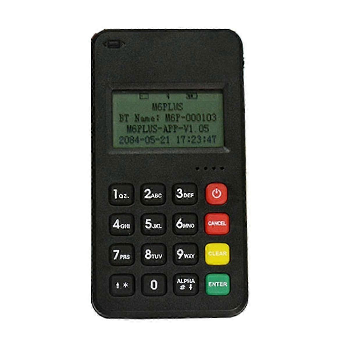 Leitor de cartão com chip BT Mpos com USB tipo C para contato / IC / máquina RFID M6 PLUS