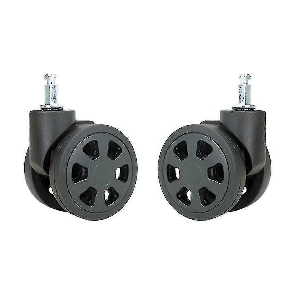 Durable replacement wheels universal quiet wheels versatile wheels 1 pair for luggage smooth rolling & easy to install [jkw]