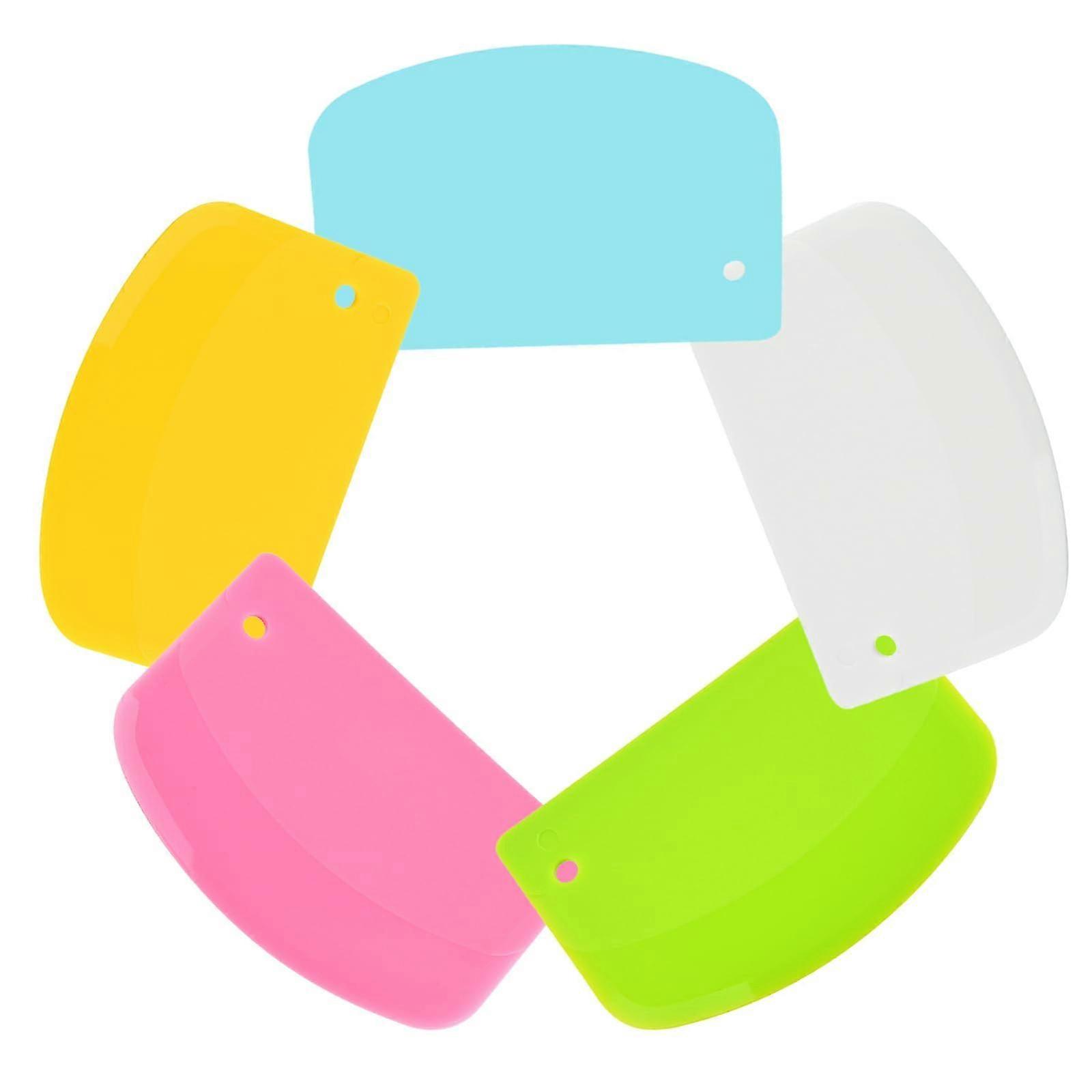 5-piece dough scraper set, suitable for baking pizza, multi-functional kitchen tool 2025