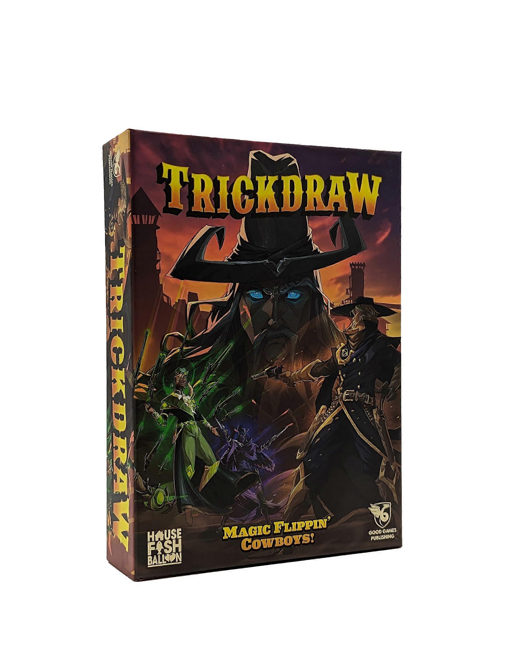 Good Games Publishing Trickdraw - Fast Paced Card Game, Magic Flippin' Cowboys, Strategy