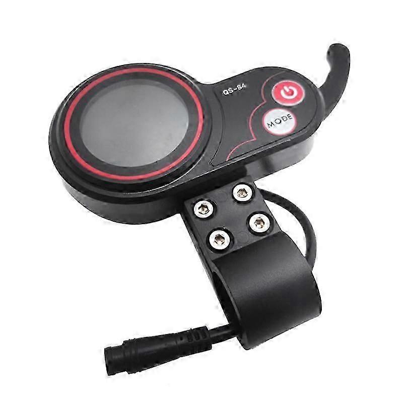 QS-S4 48V - 60V Thumb Throttle LCD Display Meter: 6PIN Accessories for Zero 8, 9, 10, 8X, 10X Electric Scooters