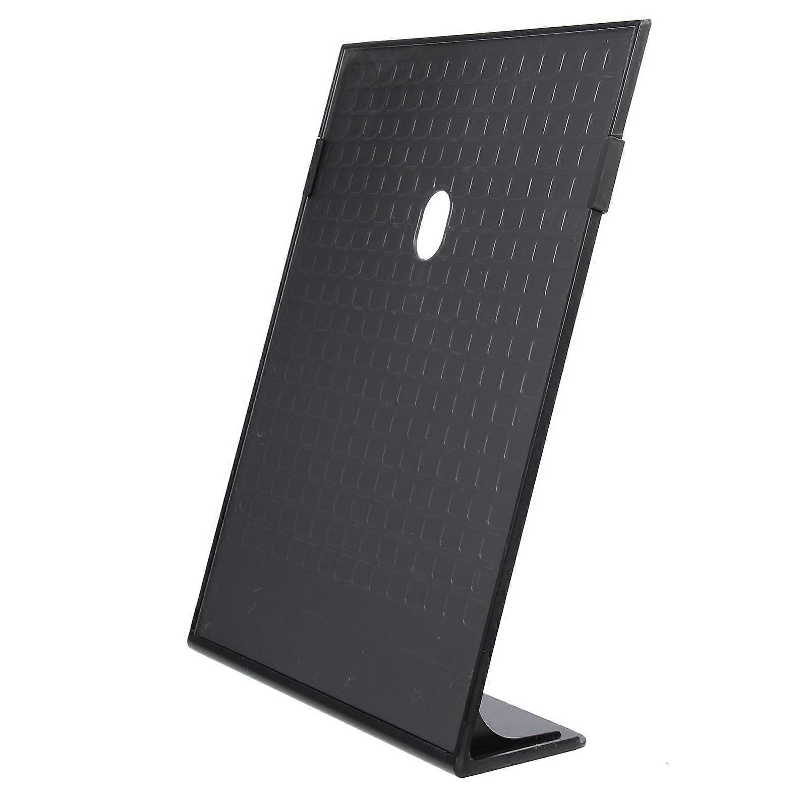 Plastic Sign Holder Table Stand Clear Paper Display Stand Holding Bill Simple Design 1Pack