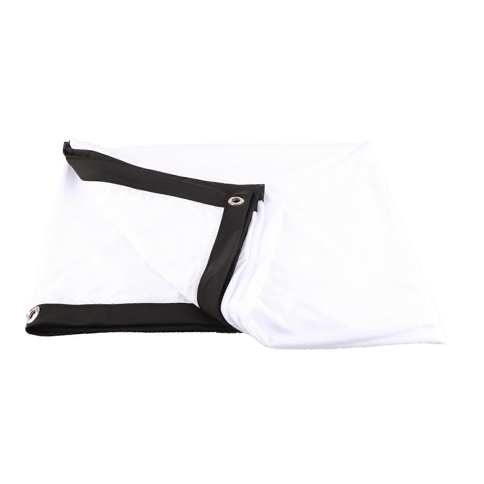 Foldable, Wrinkle-Free Portable Projection Screen, White, 4:3 (100 inches)