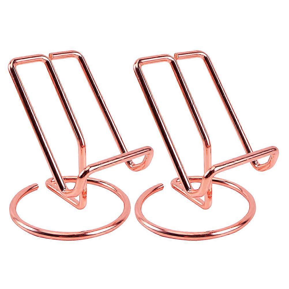 Tablet-Halterungen, stabile Eisenhalter für Büroschreibtisch, 7,9 x 7,9 x 9,9 cm, freie Hände, 2er-Set