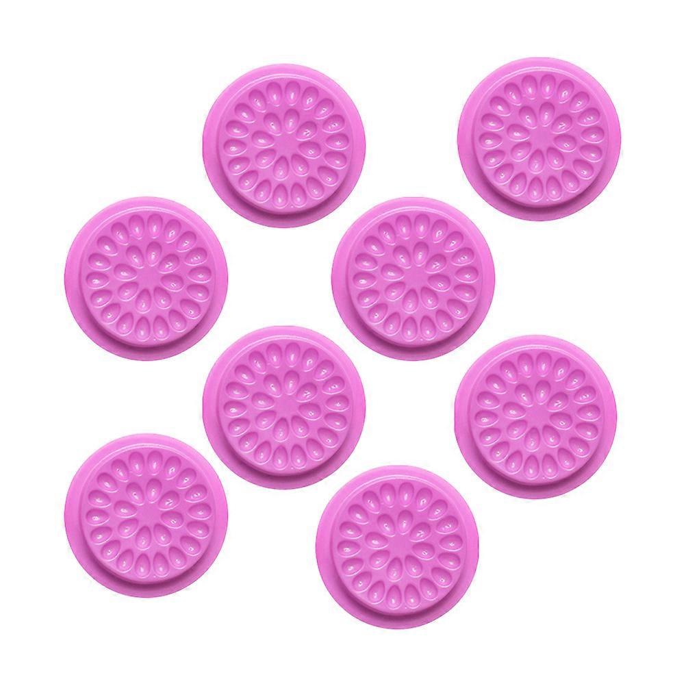 Eyelash Extension Tray Purple PVC Material Holding Eyelash Extension 4.7X4.7cm 20Set