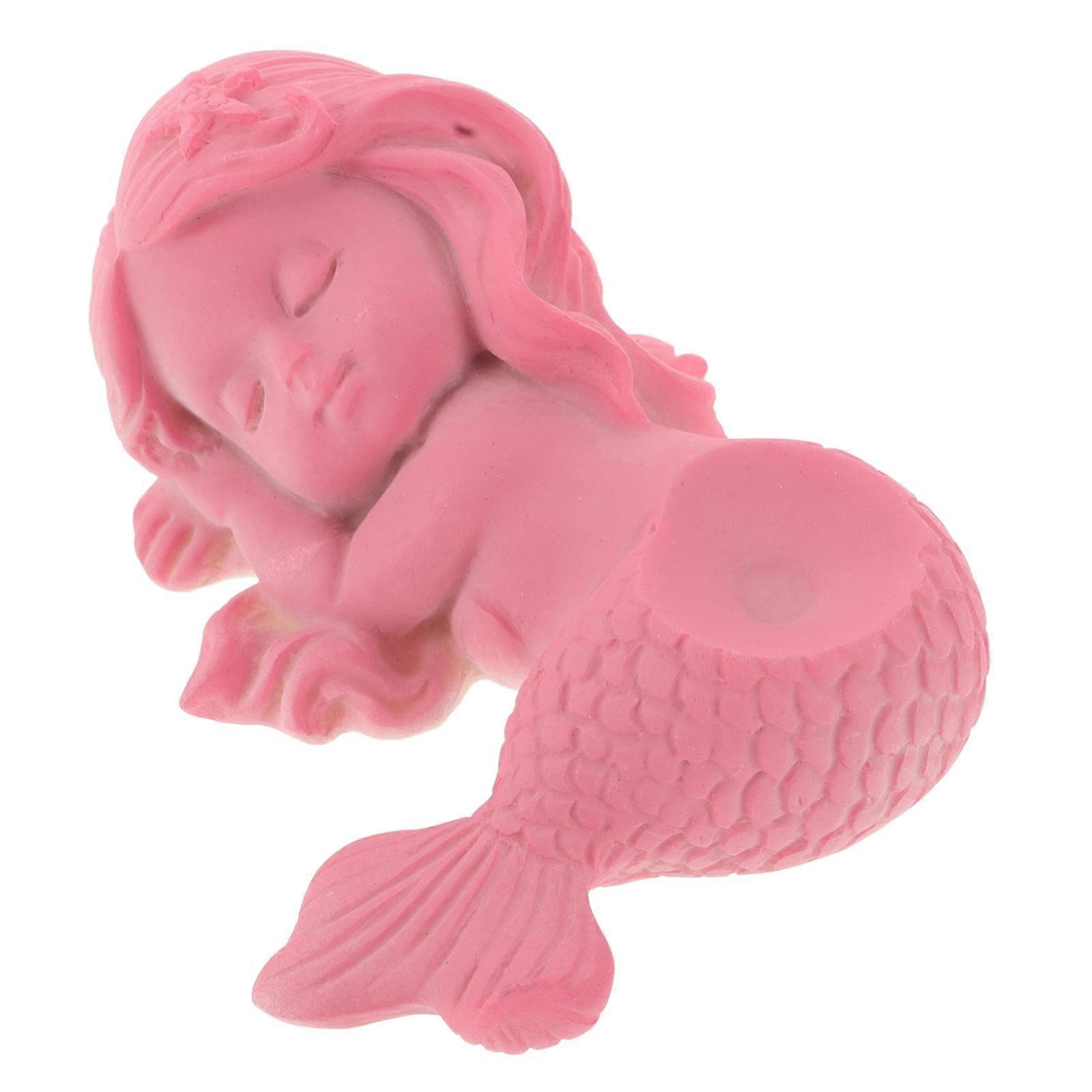 Mermaid Decoration Miniature Mermaid Statue for Decoration with Mini Crystal Ball Base