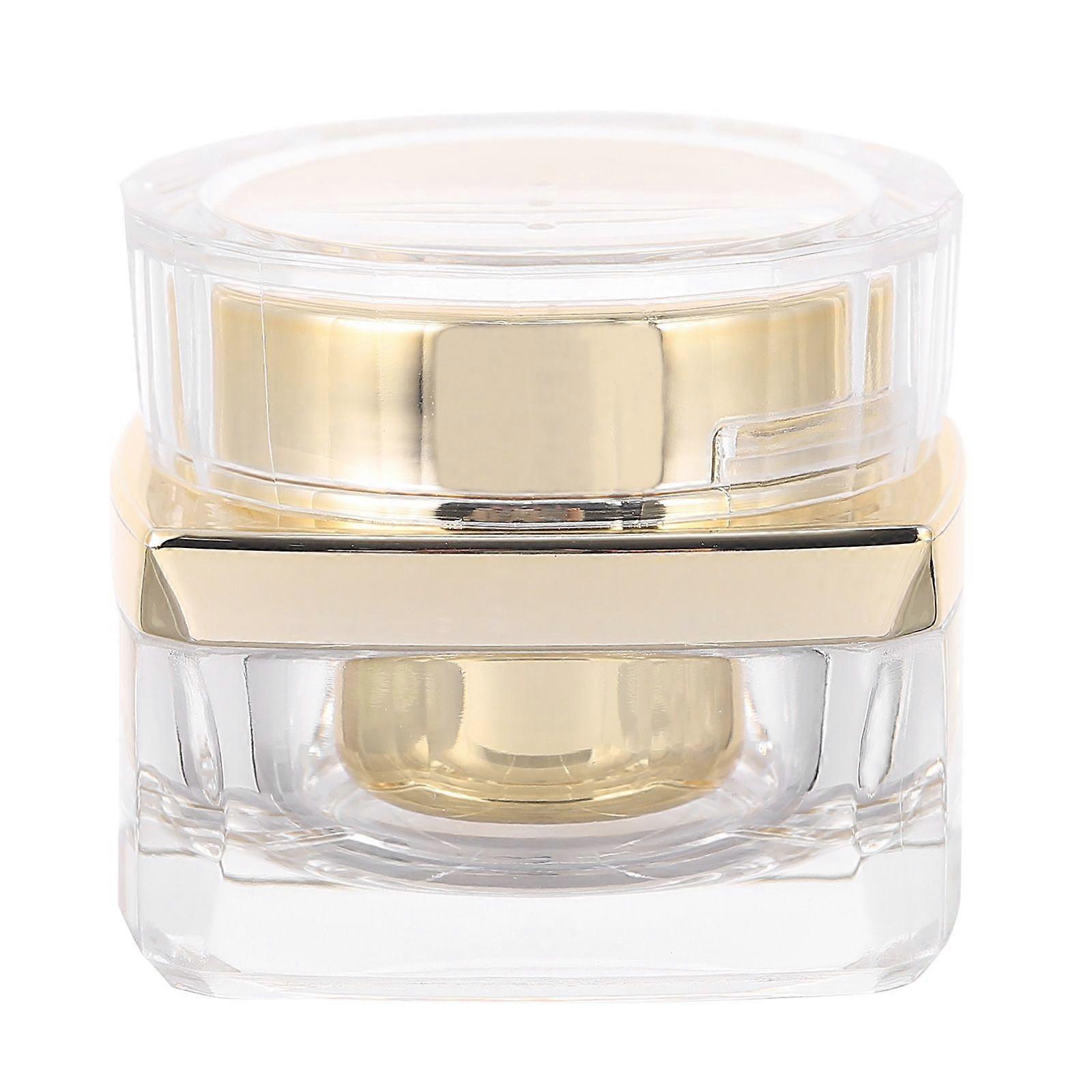 1Pc Reusable Sample Bottle Lotion Cream Holder Small Storage Bottle Golden