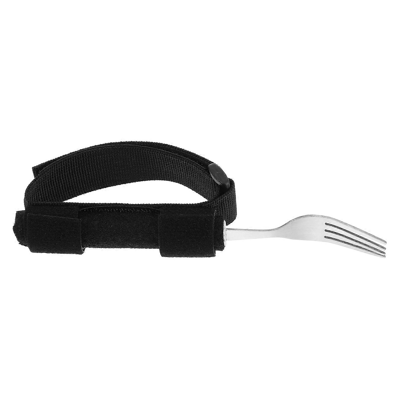 Old Age Rehabilitation Utensils Adaptive Fork with Cuff Holder