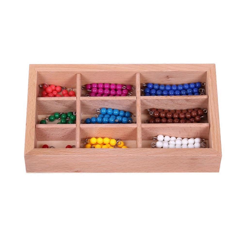 Bead Making Kit Beads Stick Toys Set Diy Activities Educational Play Bright Color Necklace Making 1Set