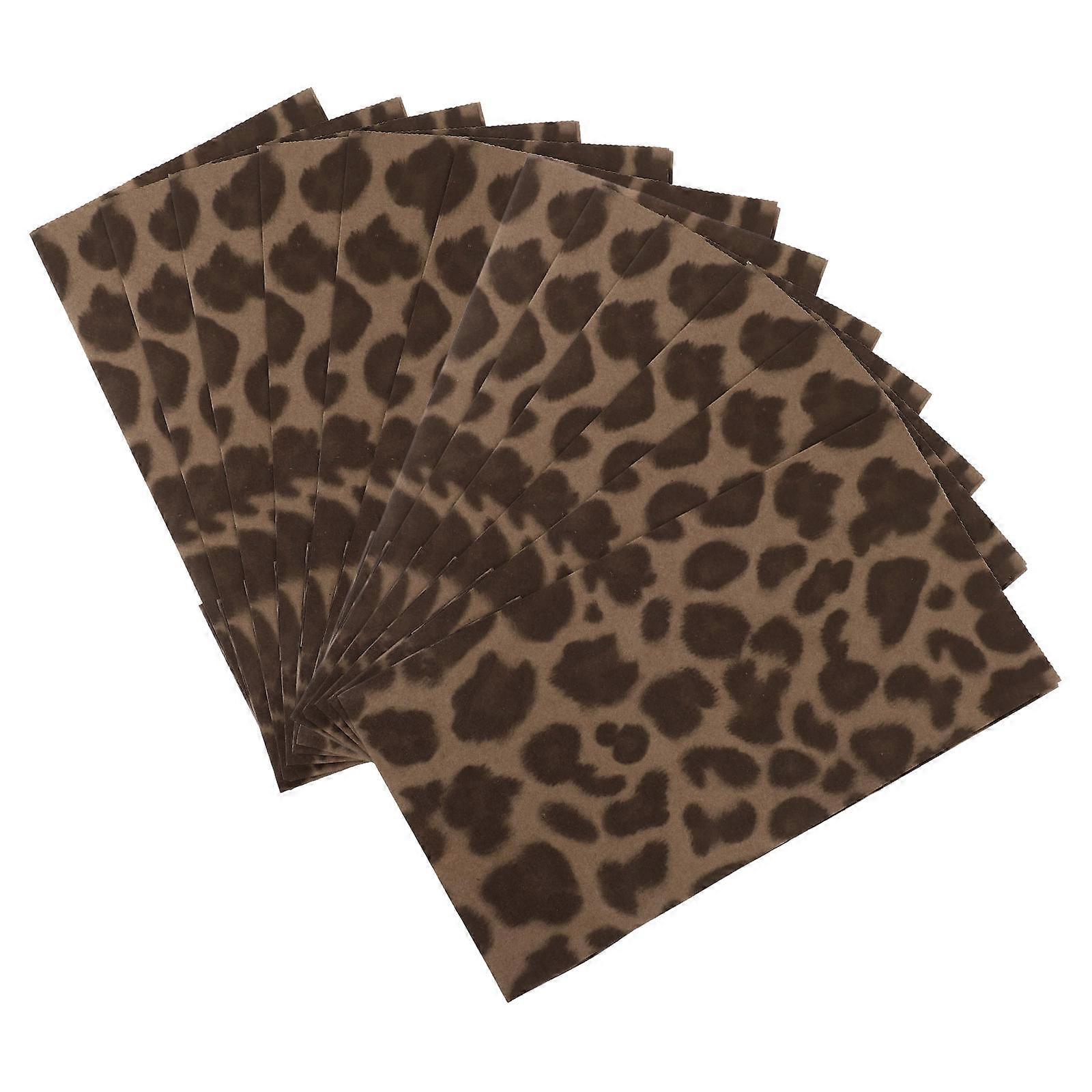 50pcs Leopard Print Party Paper Bags for Cookies, Candy & Birthday Celebrations – Sturdy Wrapping & Storage Solution with Creative Design