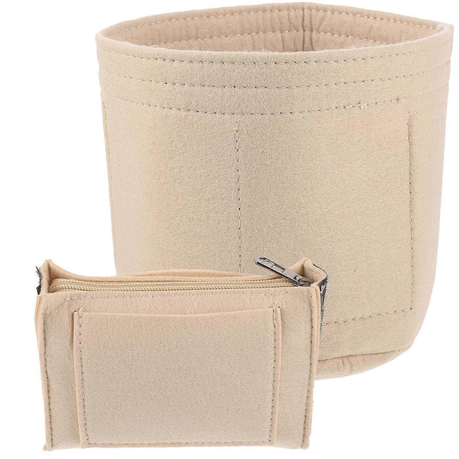 Bag Organizer Insert Cylinder Shape for Women Storage Protection 1Set