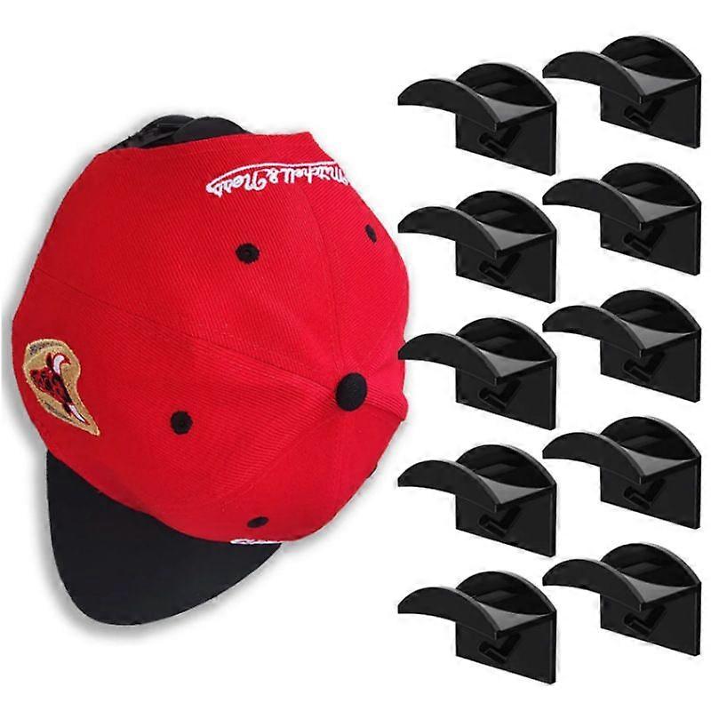 12 pack baseball cap hooks multi-function punch-free hooks Hat Hooks wall double-sided sticky hat hooks