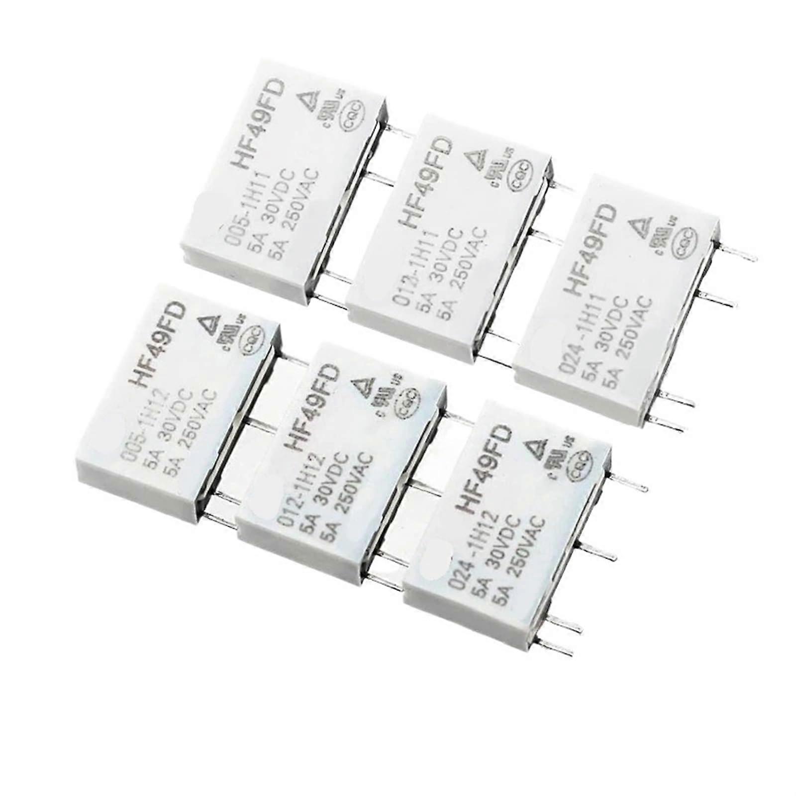 10Pcs HF49FD0051H11 HF49FD0121H11T HF49FD0241H12T F49FD005 012 024 1H11 1H12 5A HF49FD Relais(HF49FD0241H11T) Ref: 3250