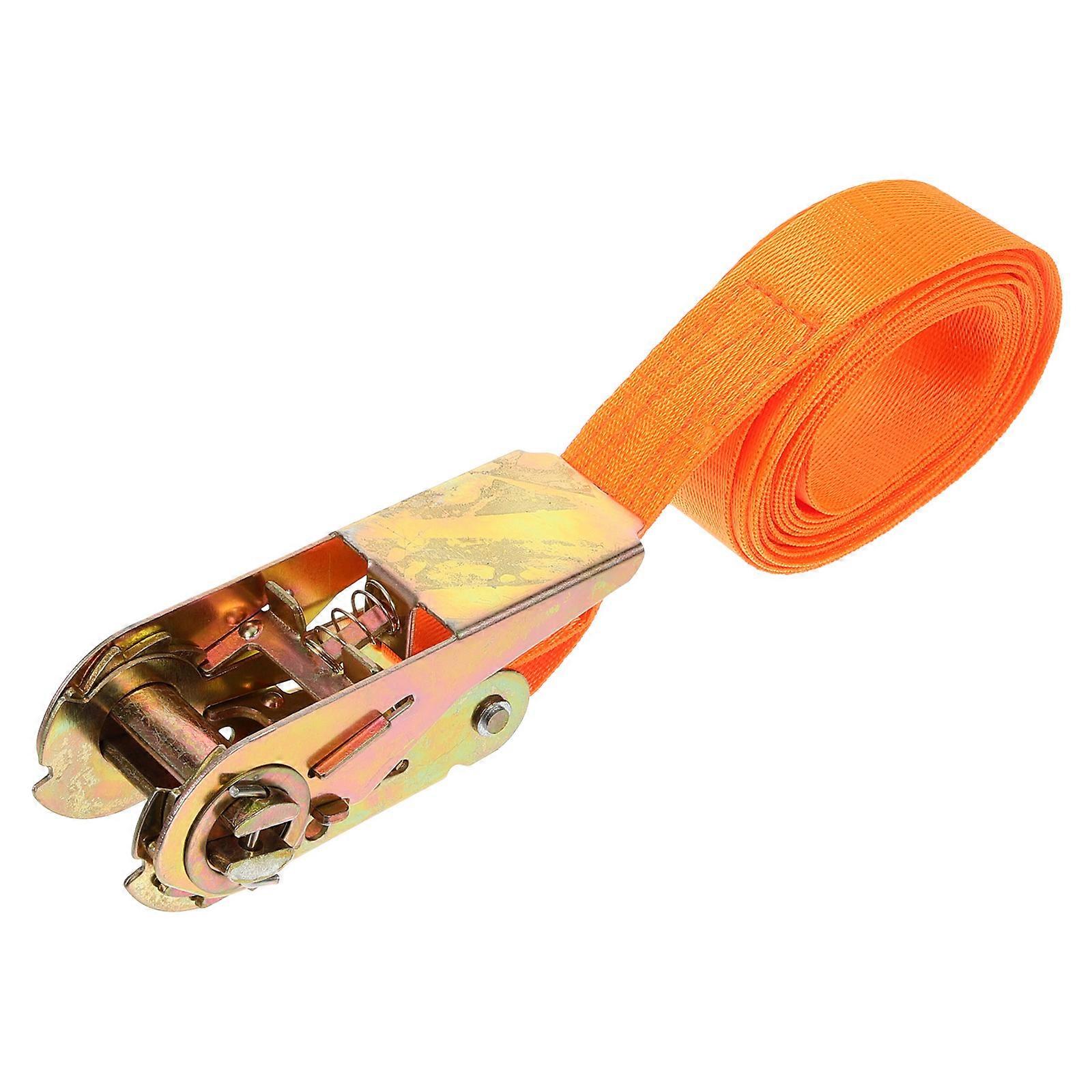 Heavy Duty Ratchet Tie Down Strap for Secure Cargo Transport   Durable & Wear Resistant Lashing Strap for Trucks, Motorcycles, and Luggage Binding