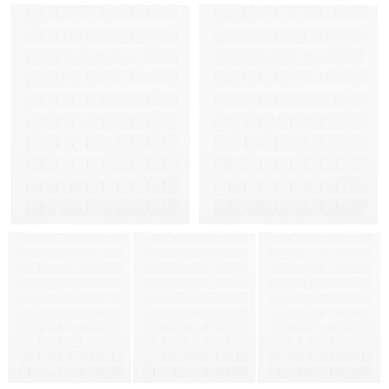 500 pcs Double Side Gel Glue Adhesive Tack Clear Removable for Wall