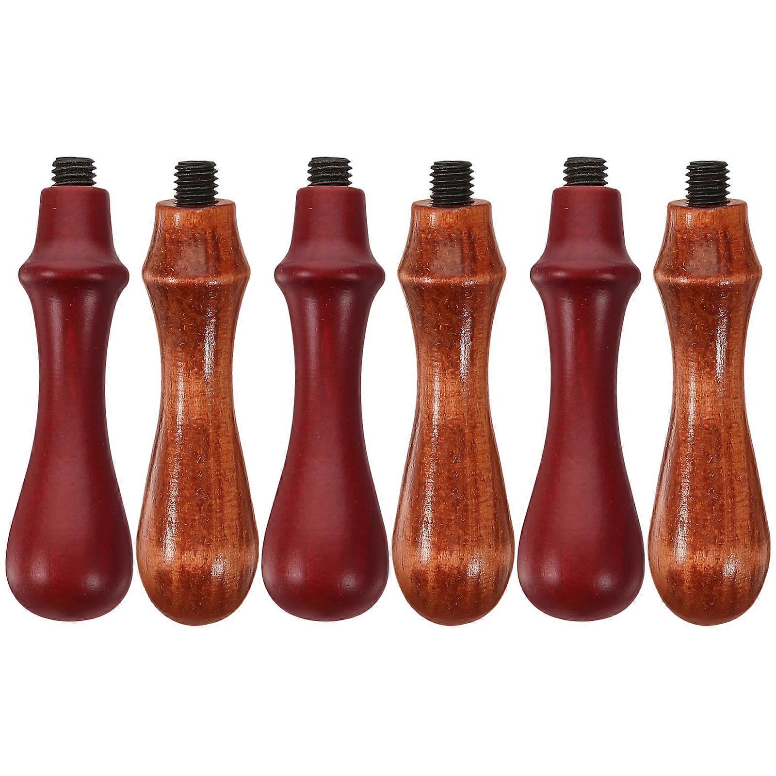Universal Wax Seal Stamp Handle for DIY Crafts Assorted Color Composite Material 6 Pieces