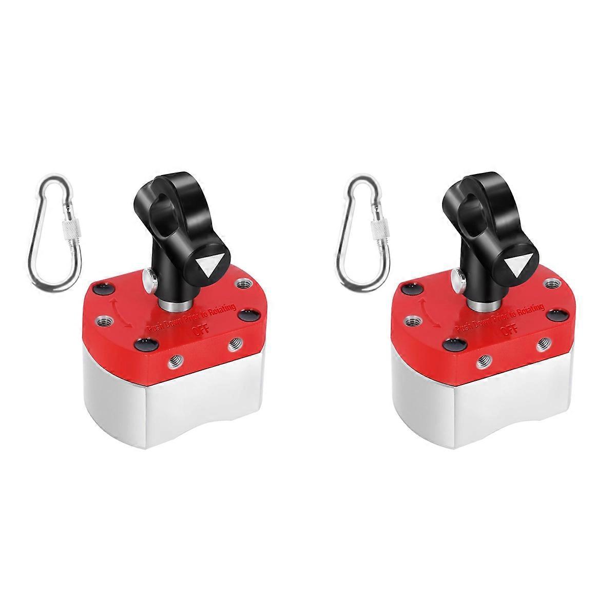 2X 180 LB on/Off Magnets, Magnetic Welding Holder, Multipurpose Switch Magnet for Lifting and Handli