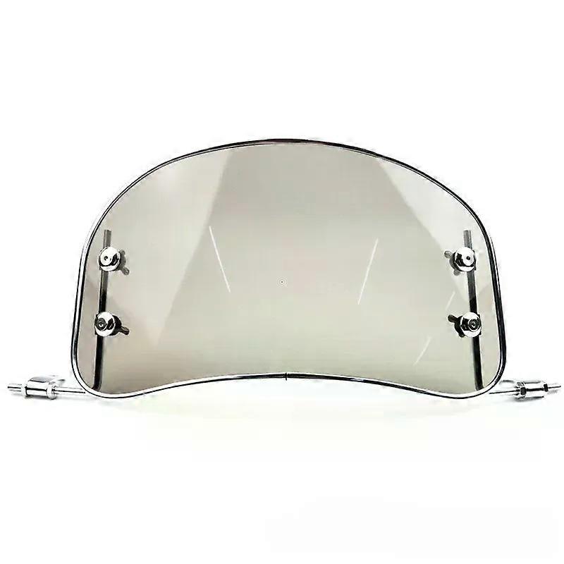 con Universal Motorcycle Windshield Retro Front Wind Deflector Windscreen Modified Accessories Easy Installs For Scooter E-bike