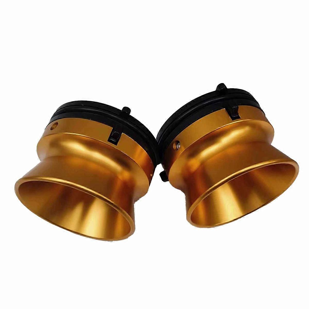 1pair 1/4 Inch 10 Inch Hub Adapter for Studer ReVox, Universal Aluminium Loading Device Gold