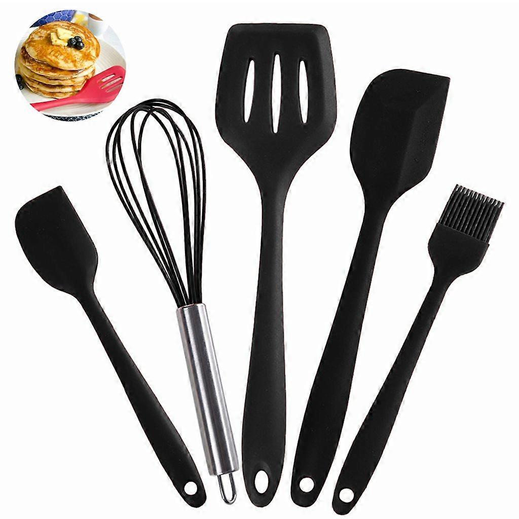 5-Piece Silicone Kitchen Utensil Set - Heat Resistant