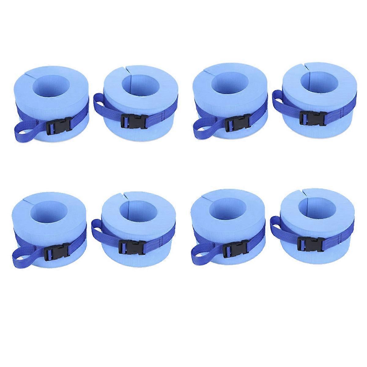 8X Swimming Weights Aquatic Cuffs Water Aerobics Float Ring Fitness Exercise Set Workout Ankles Arms