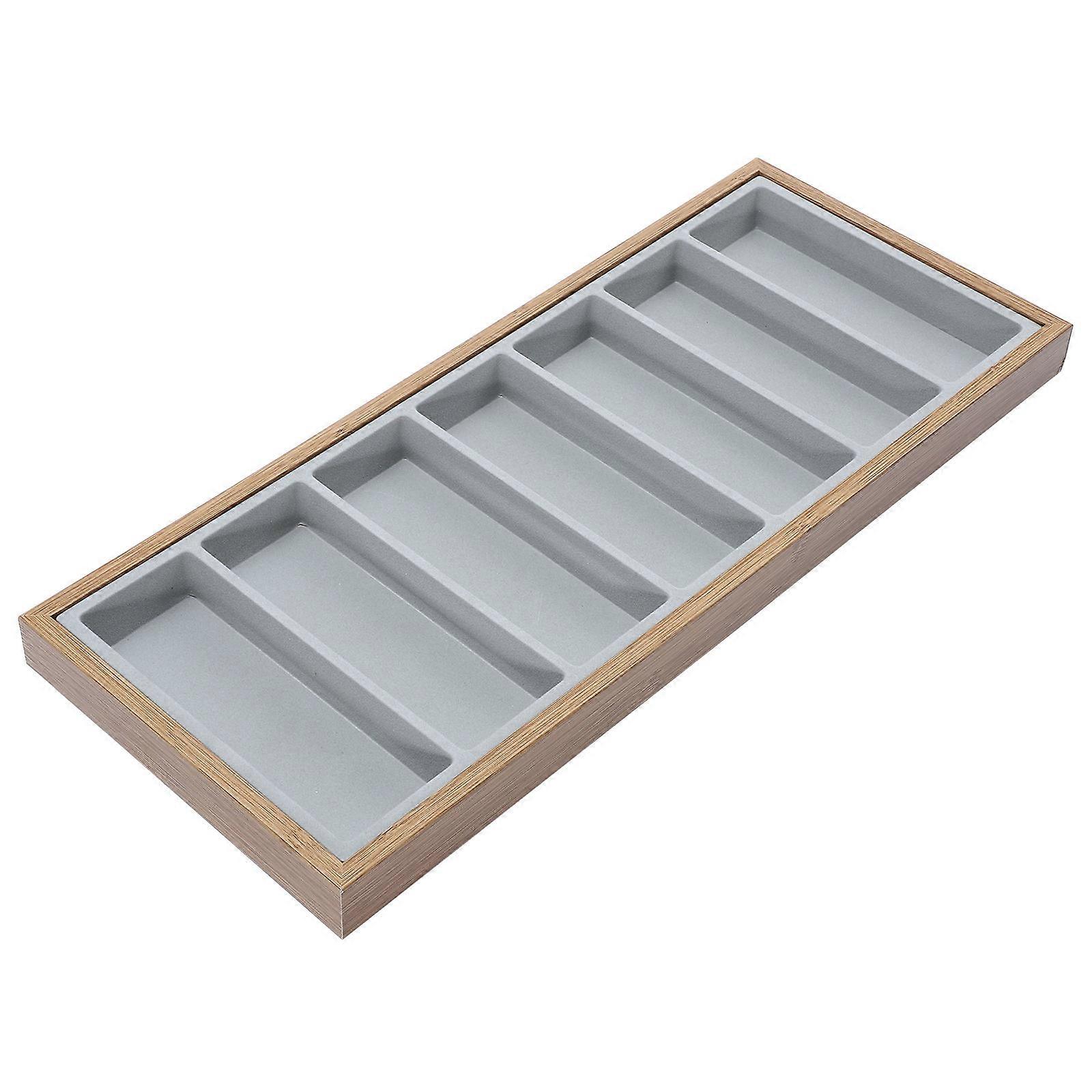 Sunglass Display Case Sunglasses Organizer Simple Style Fabric Lining Anti-Scratch Store Display 1Pcs