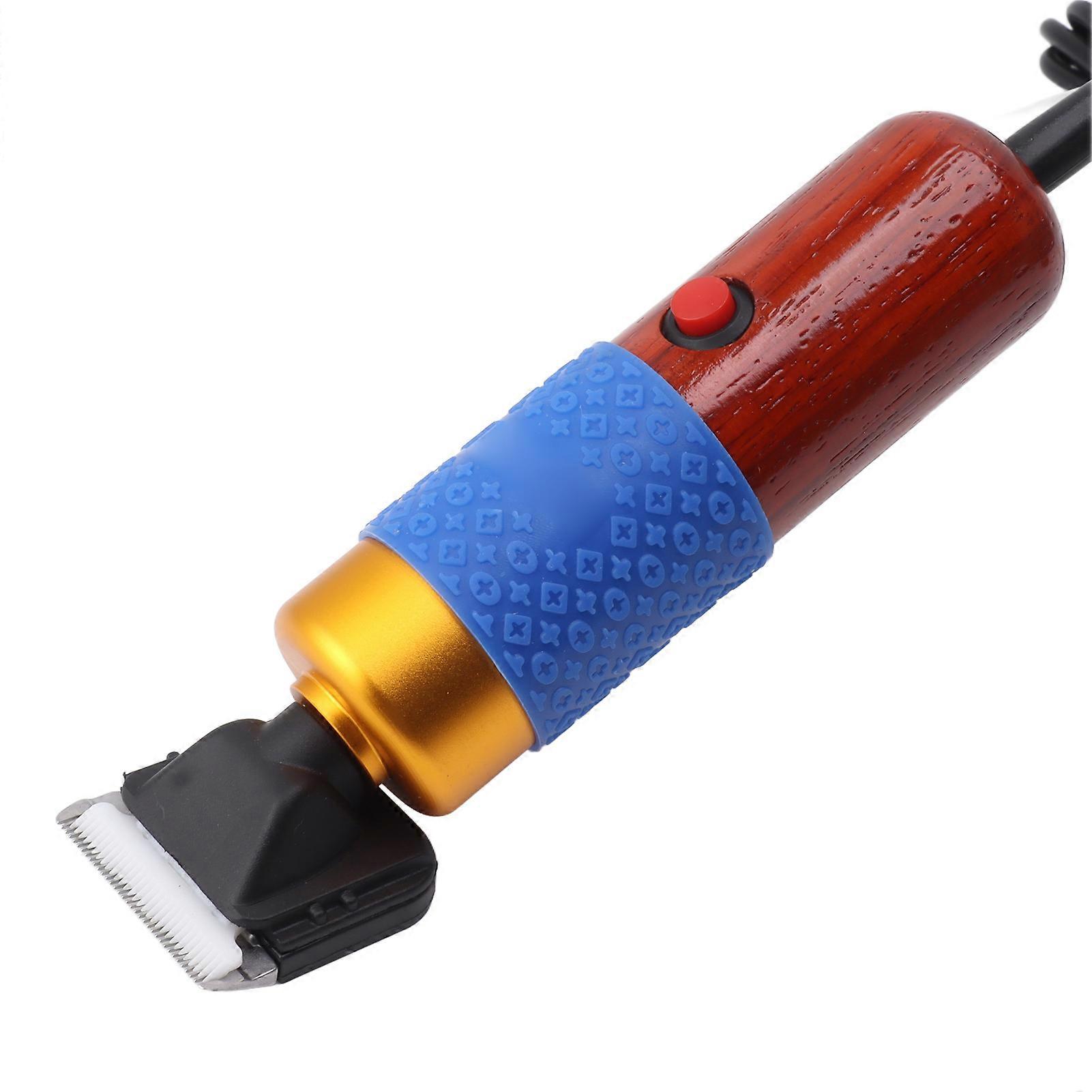 Animal Shearing Machine Chargeable Thick Coat Animals Electric Clippers for Dog Cashmere Goat Long Haired Rabbit Cat EU Plug 100‑240V