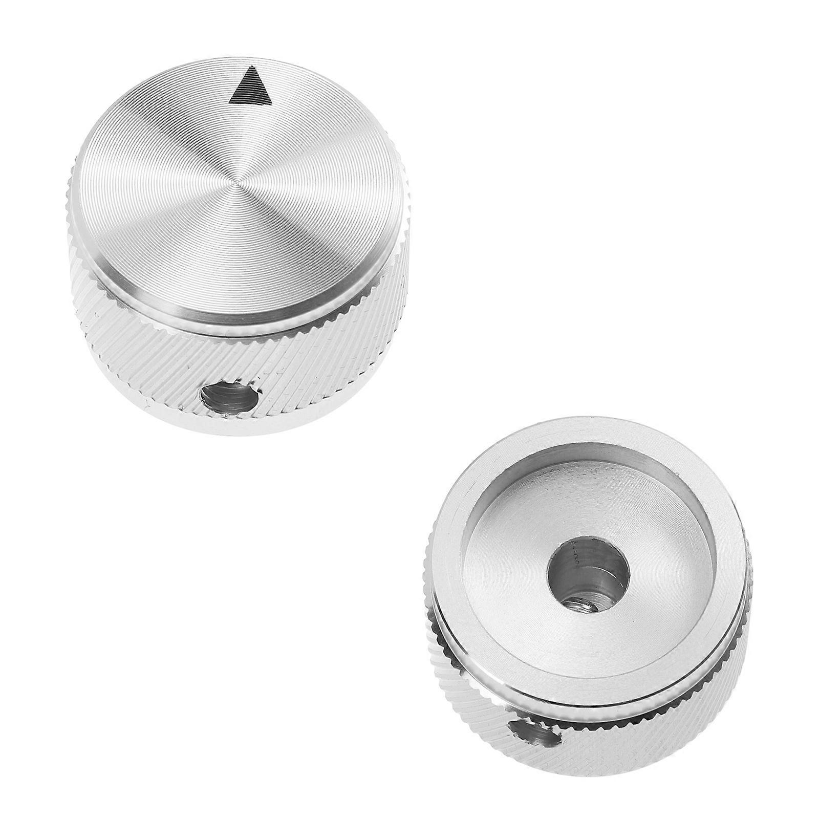 2pcs Unique Volume Control Knob Aluminum Alloy Amplifier Knob for Replacement