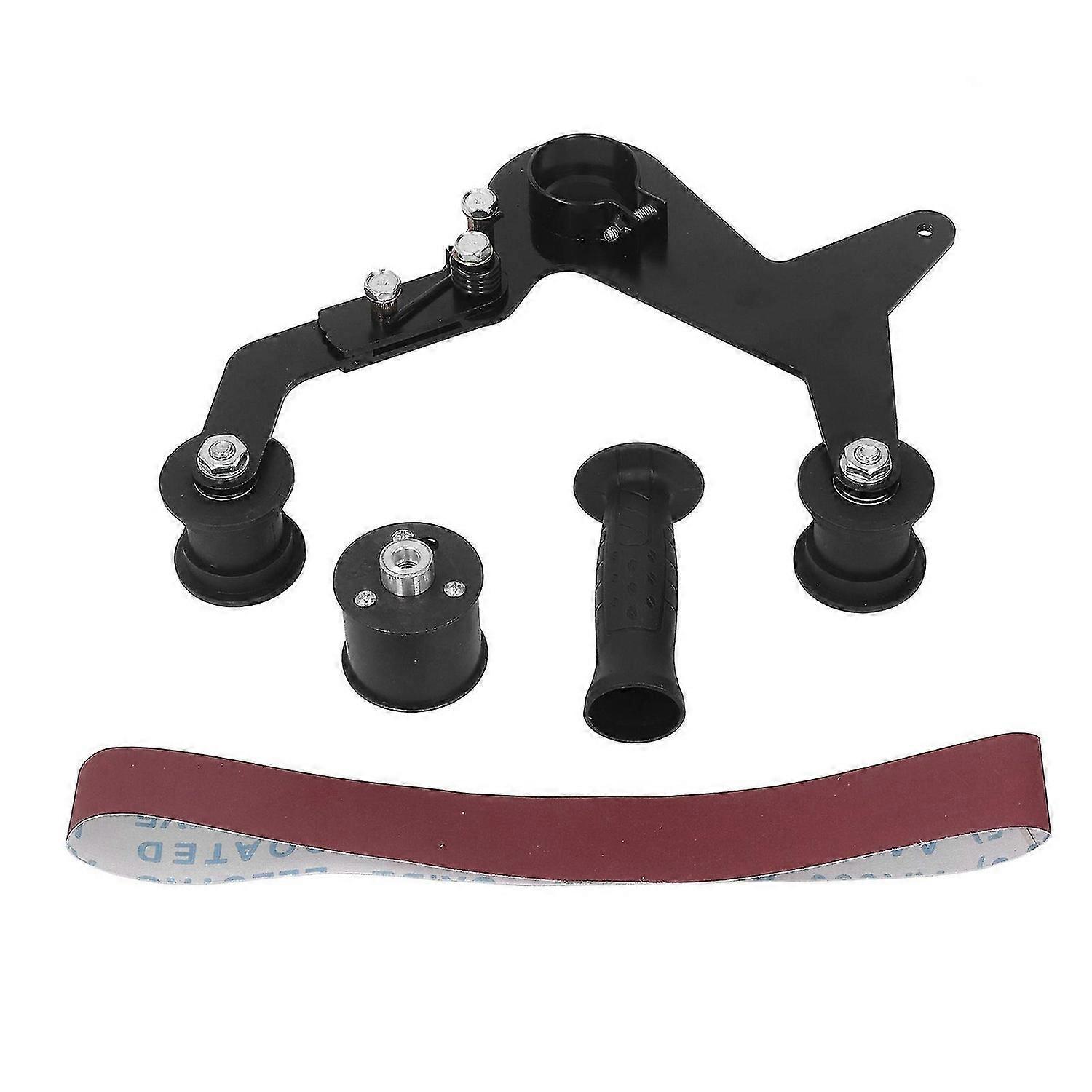 Båndsliperadapter Rustfritt stål Solid stabil vinkelsliper Slipebåndadapter for rørrør 10mm/0.39in