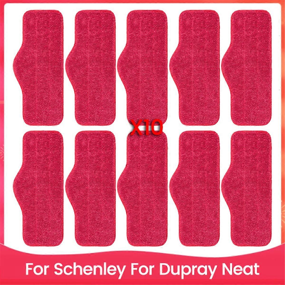 10PCS Steam Mop Pads for Schenley Steam Mop 7 in 1 Cleaner Replacement Microfiber Mop Pad Refill for Multi- Floor