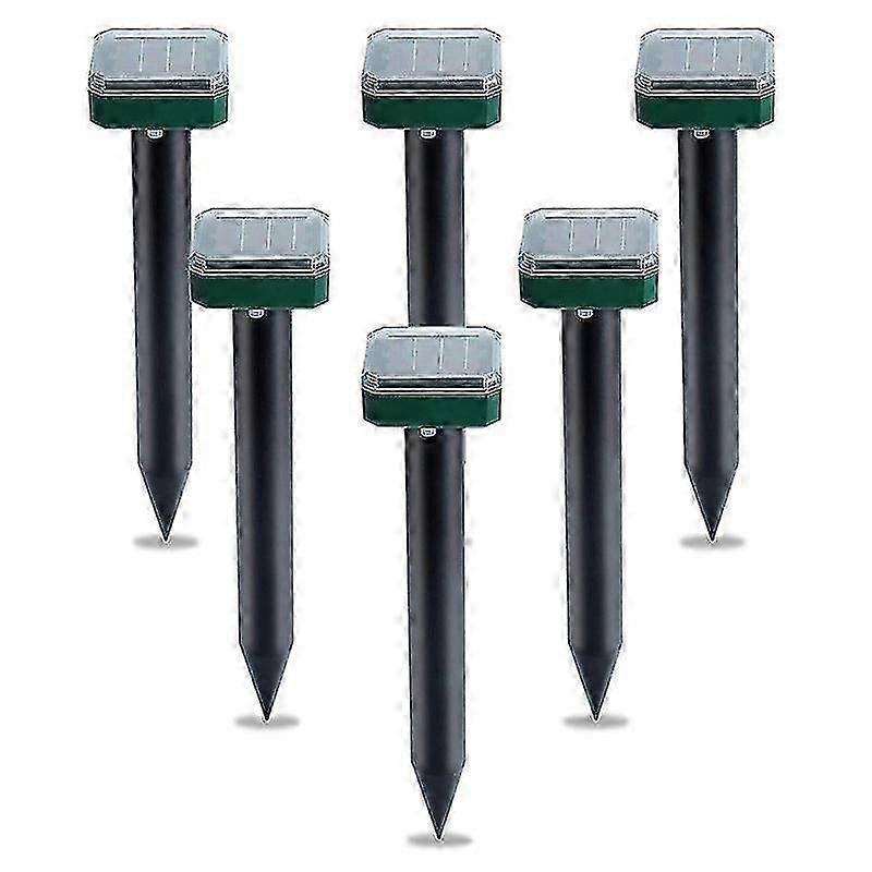 6 Pcs Solar Powered Snake Repellent compatible with Outdoors,ultrasonic Snake Repellent,solar Snake Repellent F