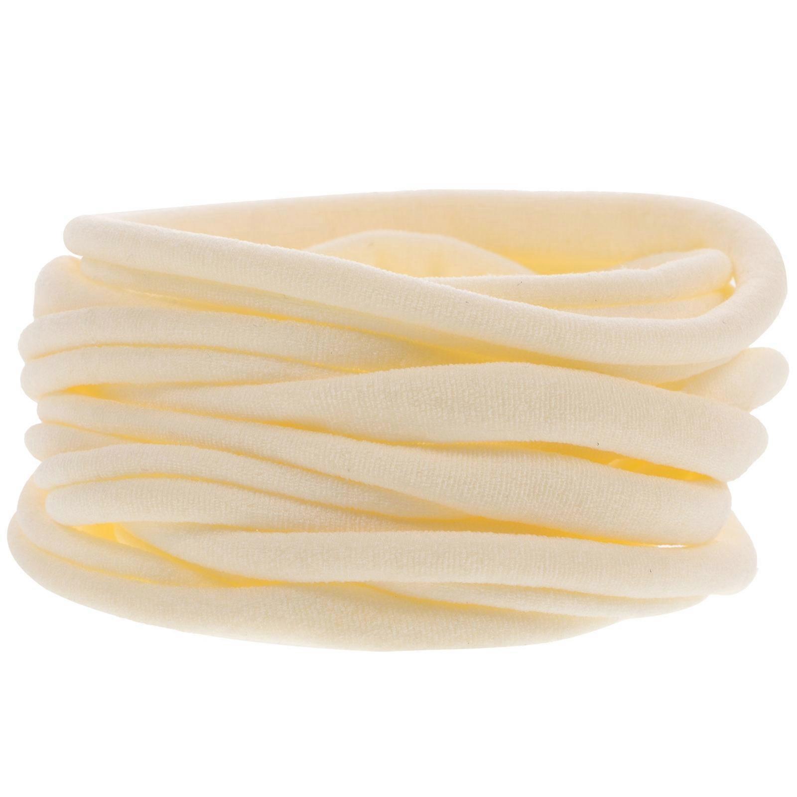 10 Pack Elastic Hair Bands for Seamless Ponytail Holders – Random Colors for Everyday Use