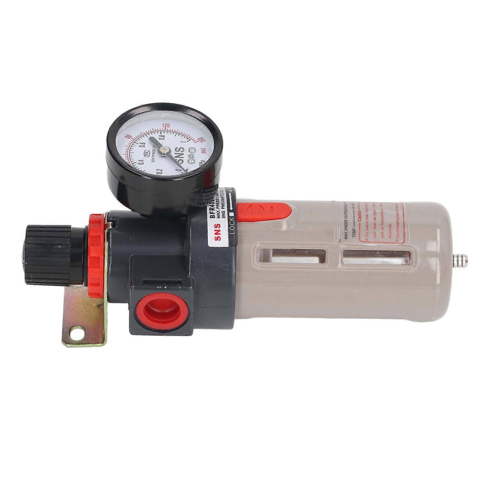 G1/2 Pneumatischer Luftfilter Wiederverwendbarer 1,0 MPA Maximaler Einstelldruck Öl-Wasserabscheider-Manometer-Kit