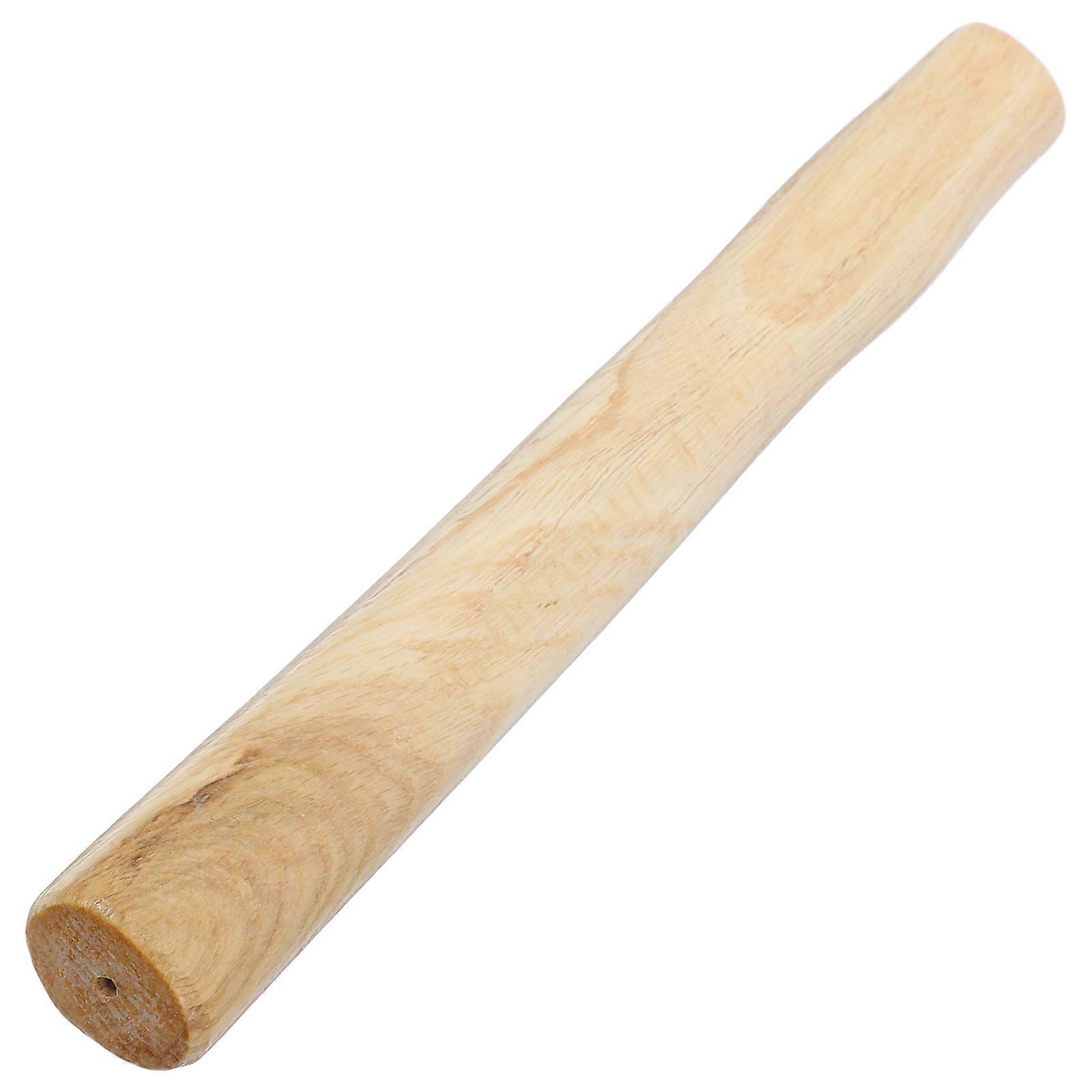 Ergonomic Wooden Hammer Handle Replacement Durable Wood Shaft for Woodworking Easy Installation High Practicability Hardness for Crafts Repairs