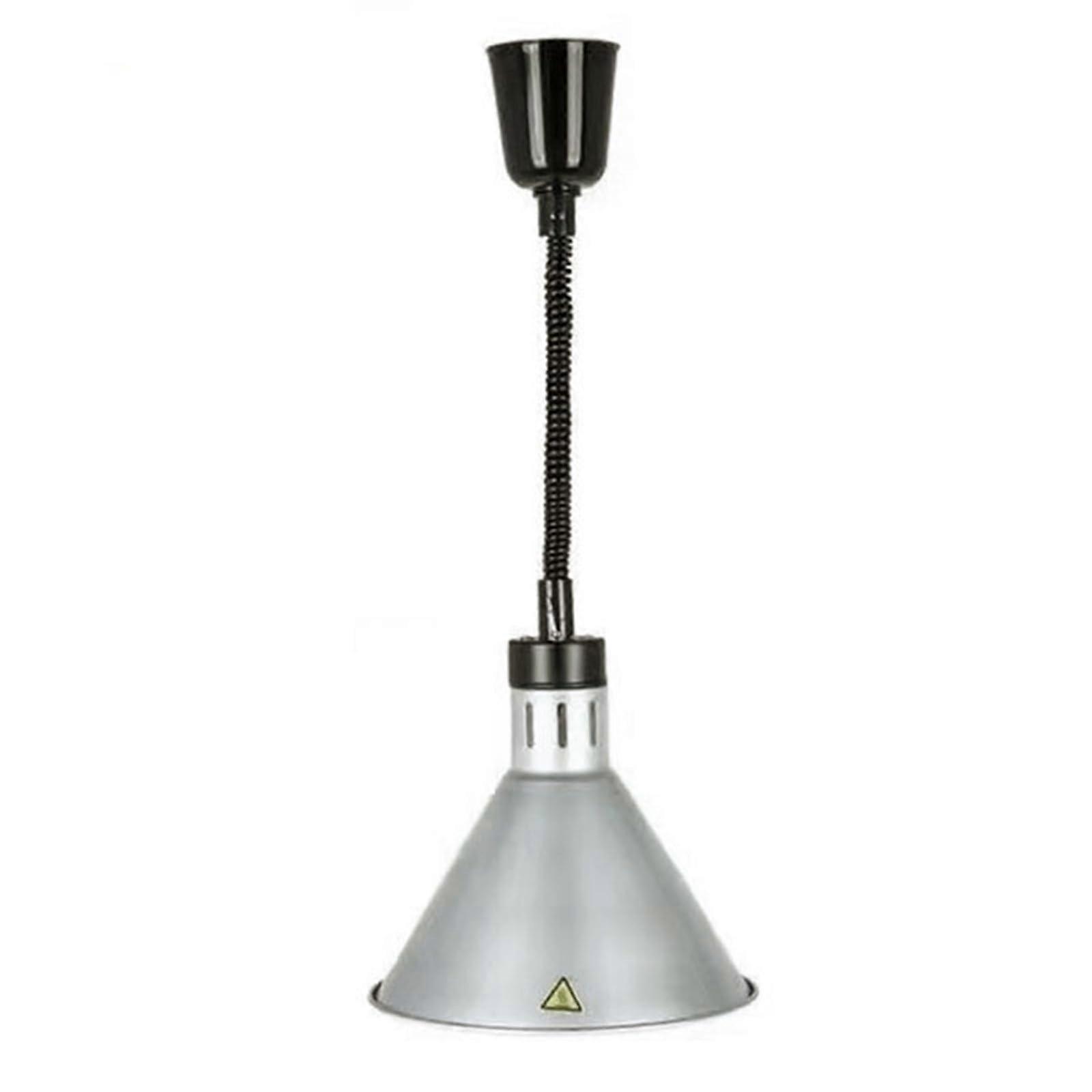 Hanging heat lamps for buffets, 250W heat lamp for buffets with telescopic range 60–180 cm for buffet kitchen restaurants (G)