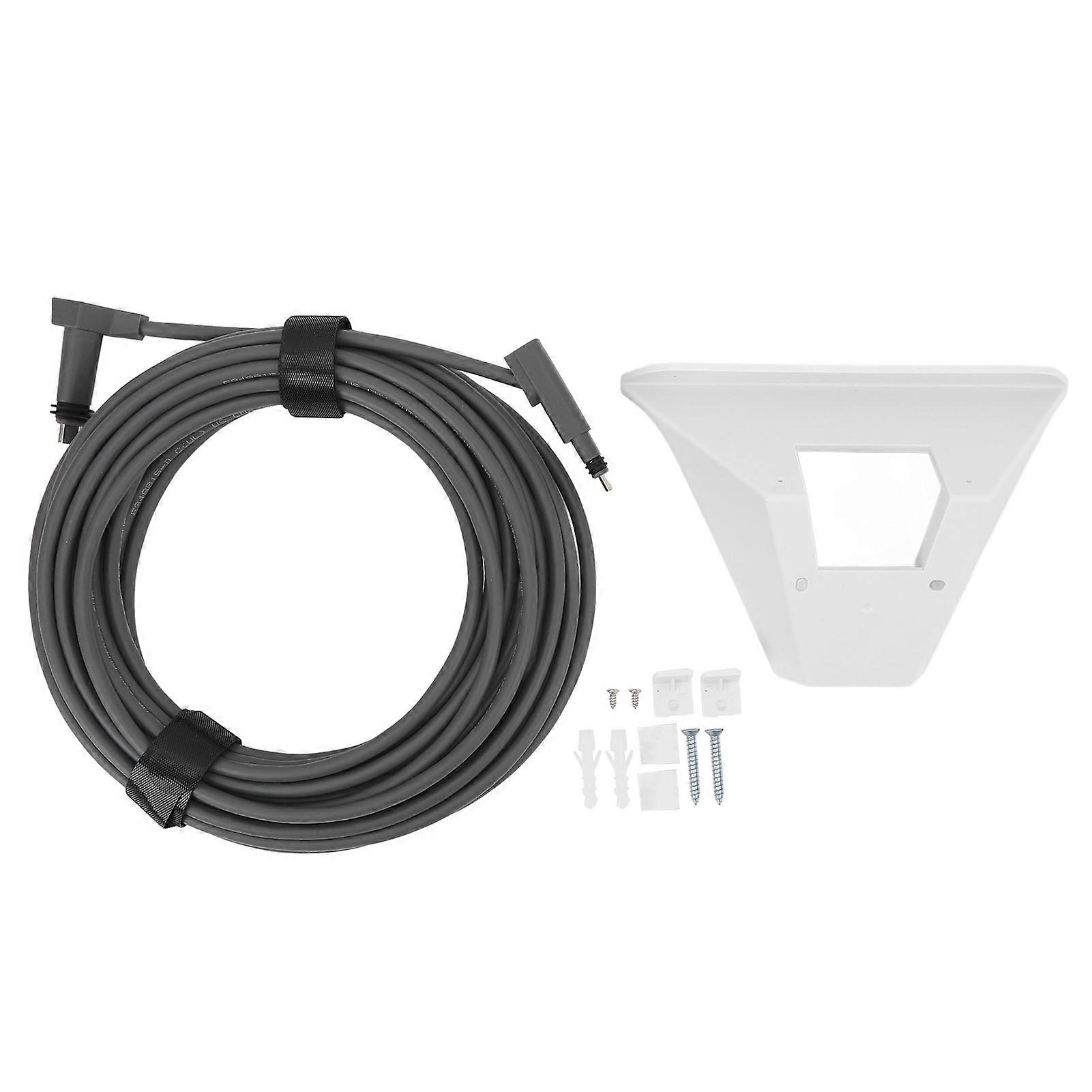 Starlink V2 Satellite Extension Cable: 33ft Replacement with Bracket for Reliable Connectivity