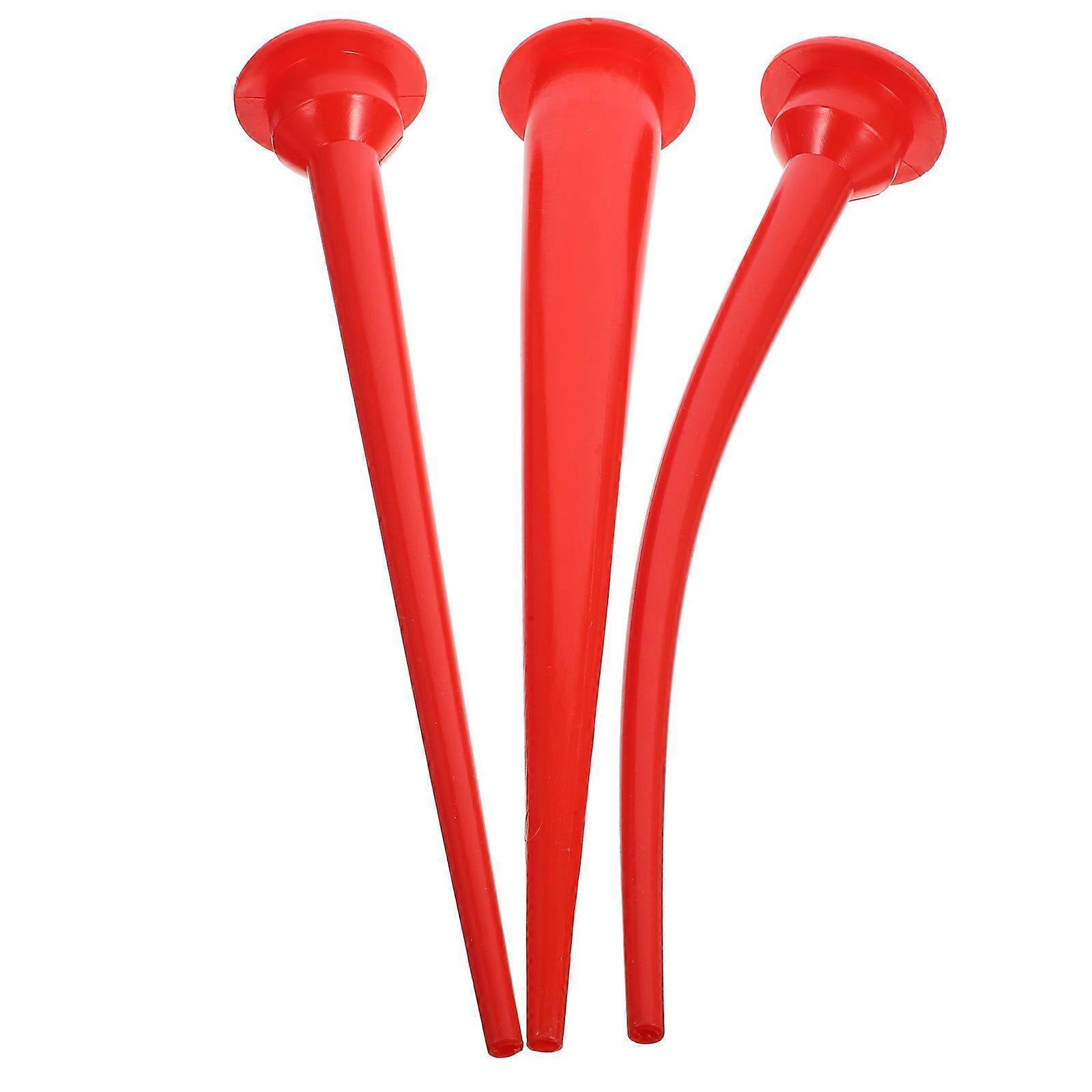 3pcs Ultra Long Soft Caulking Nozzle Applicators for Precise Adhesive Application – Compact & Durable Design for Fine Operations