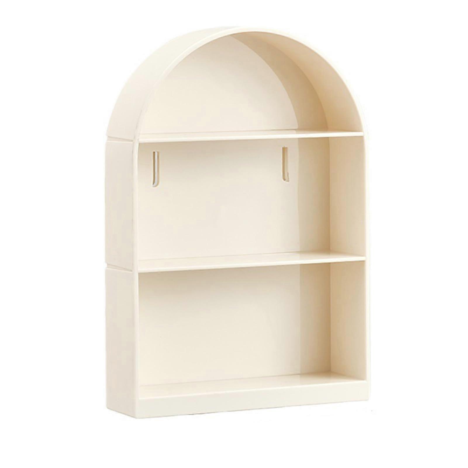 Wall Mounted Display Rack for Collectibles and Figures, Clear Acrylic Desktop Cabinet for Doll Toys and Craft Storage