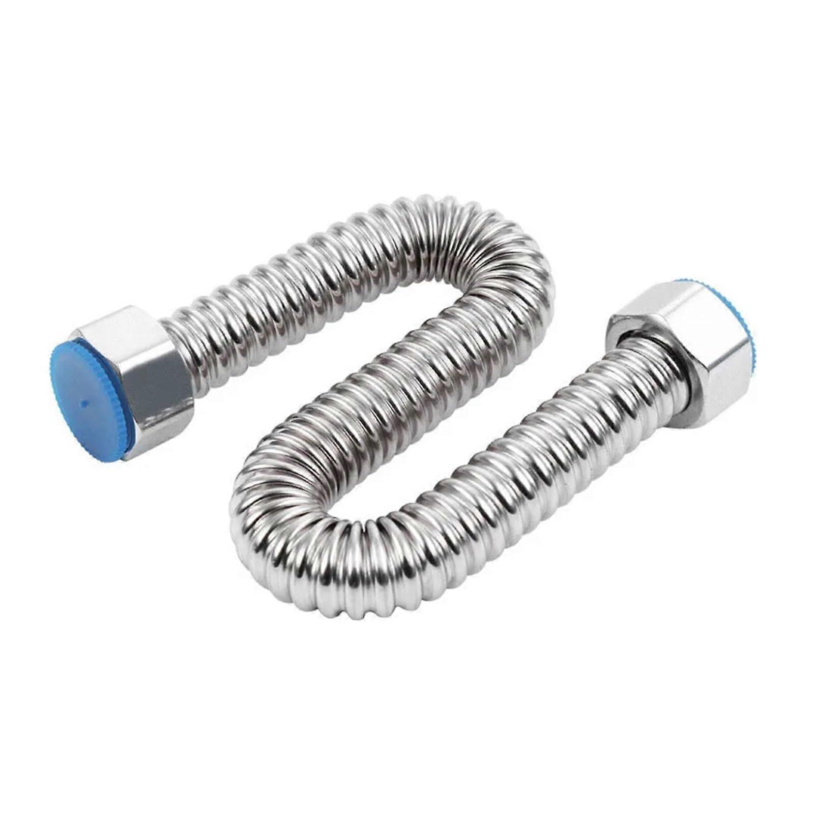 304 Stainless Steel Basin Toilet Water Woven 1/2' Sanitary Hose, Bath Heating Connecting Corrugated Pipe With Wrench Sanitary K5