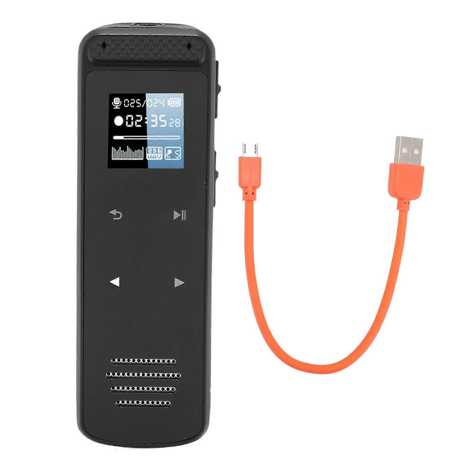 Professional HD Voice Recorder with Noise Reduction, 8GB Memory, and Voice Activation
