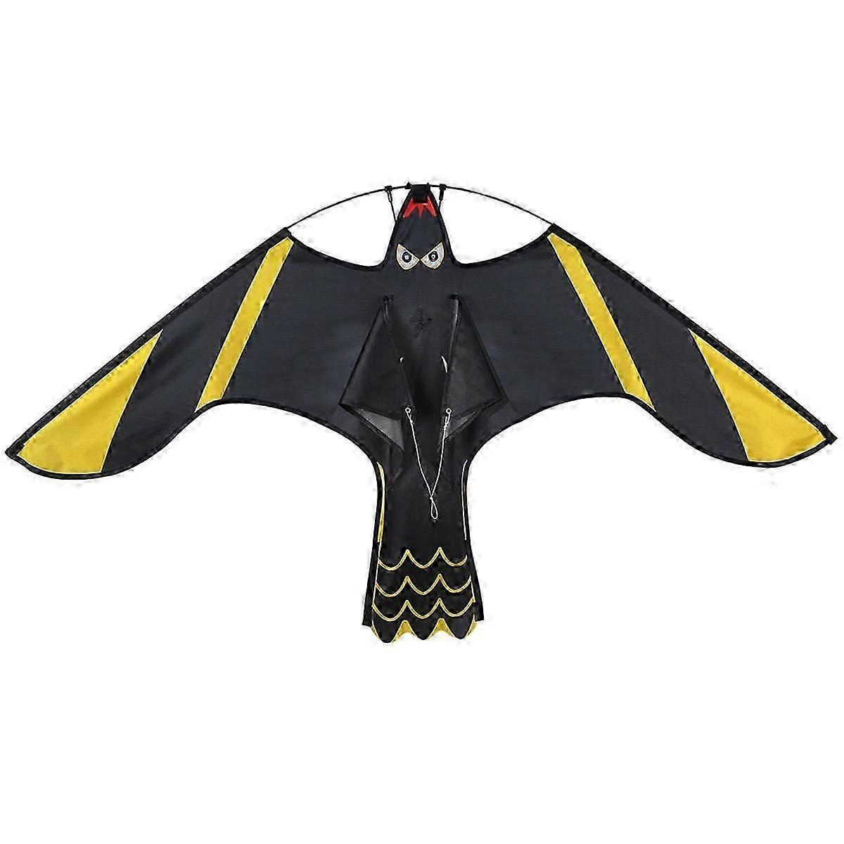 Bird Repeller Kite Simulation Eagle Flash Reflective Repeller Wind Pigeon Repeller for Backyard Lawn Farm Garden,1.4m