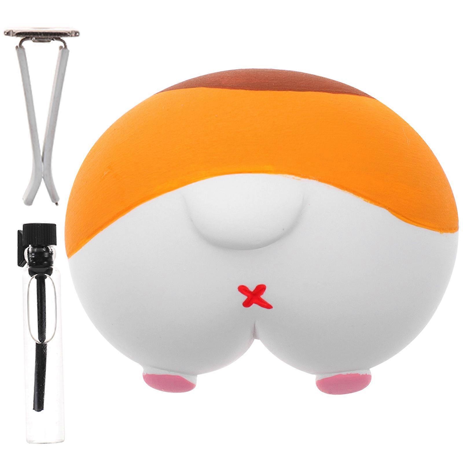 Cute Corgi Butt Car Air Vent Clip Aromatherapy Diffuser for Odor Removal – Easy to Use Durable Scent Clip for Car Accessories and Unique Interior