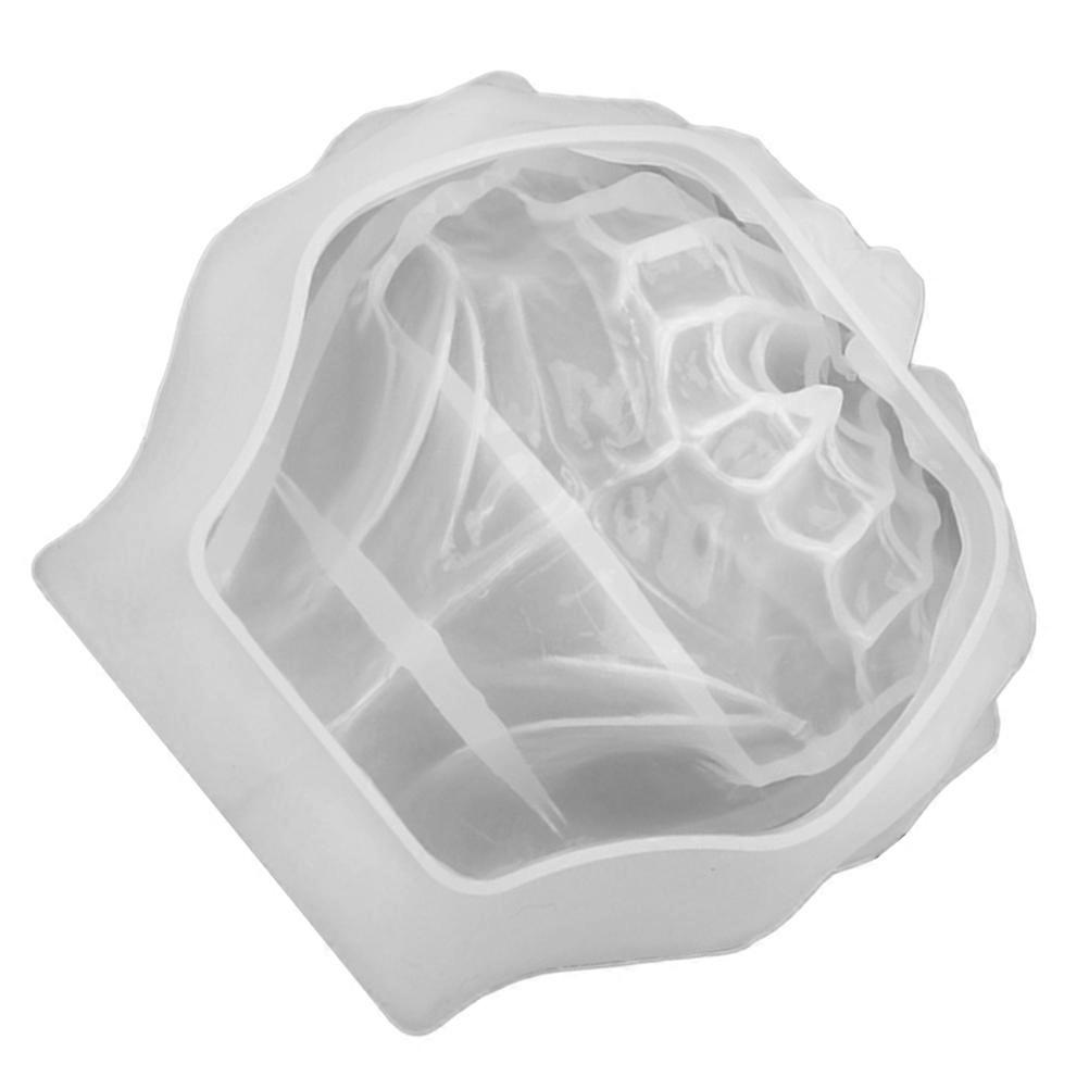 Clear Resin Hand Mold Unique Double Hands Design Ashtray For DIY Projects 15.7X15X7CM White Practical 1Pcs