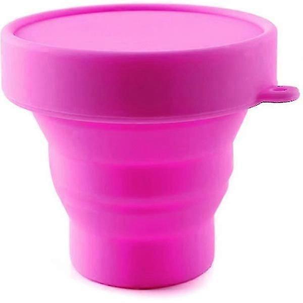 Collapsible Silicone Cup Folding Sterilization Cup for Menstrual Cups and Storage of Your Diva Cup null none