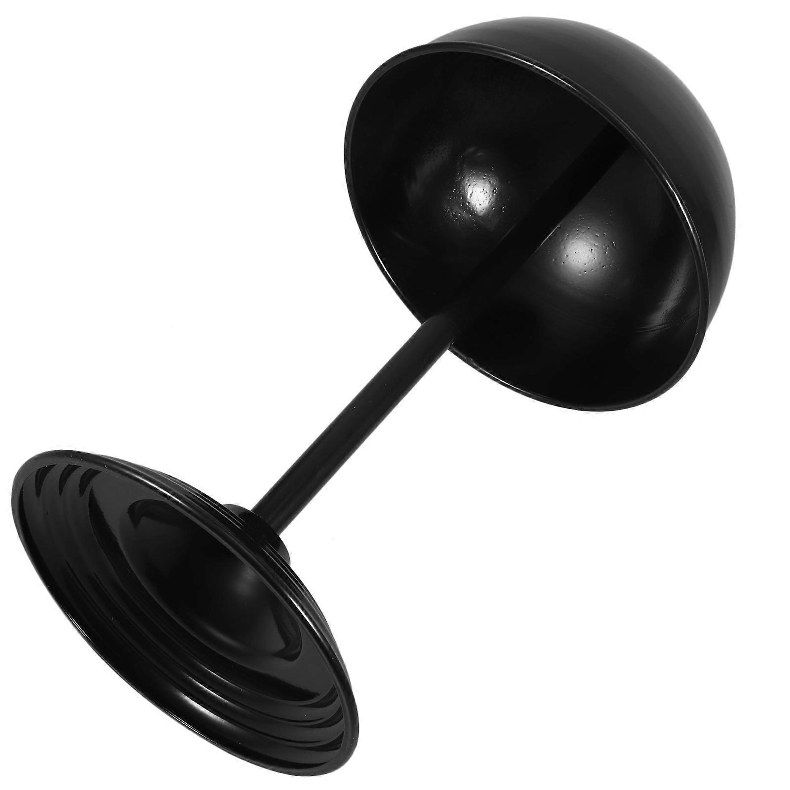 Vintage Iron Hat Stand with Sturdy Base – Compact Desktop Rack for Baseball Caps, Wigs & Hats – Ideal for Home and Retail Display