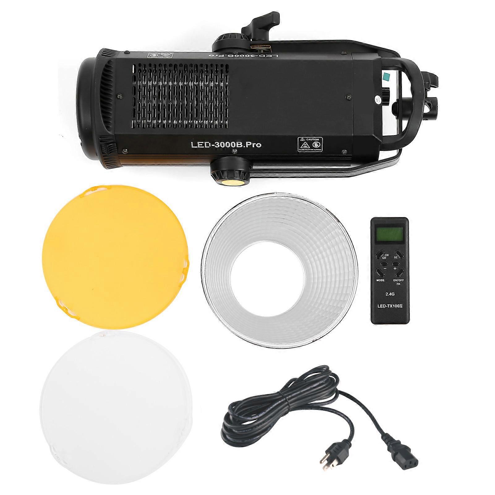 Nicefoto Photography LED Video Light 5600K 2.4G APP Remote Control with Color FiltersUS Plug 100‑240V