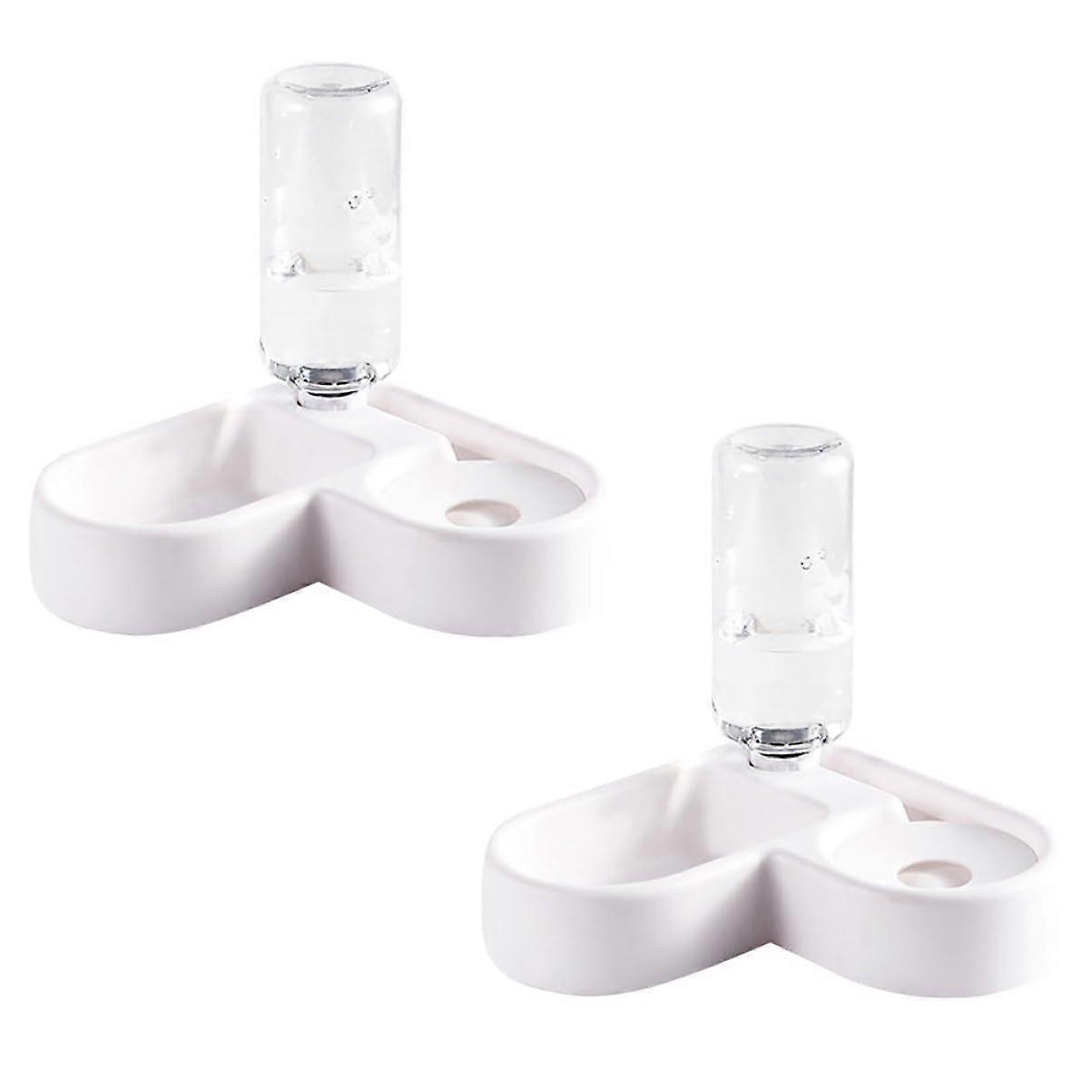 Automatic Pet Water Dispenser 2 Pack with Large Capacity Non-Slip Design for Cats and Small Dogs